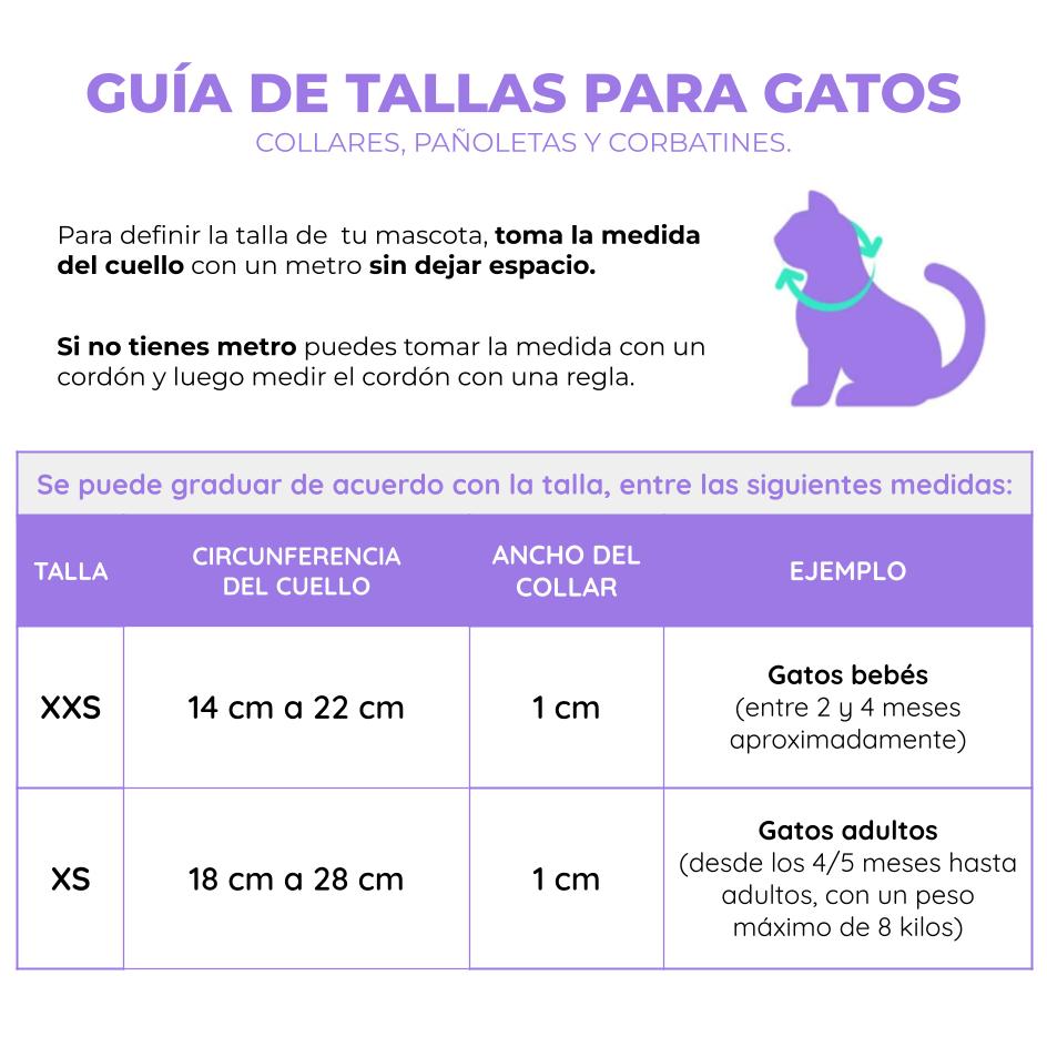 Pañoleta para gatos Halloween gatuno naranja