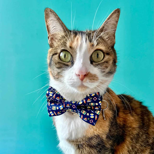 Corbatín para gatos Playa