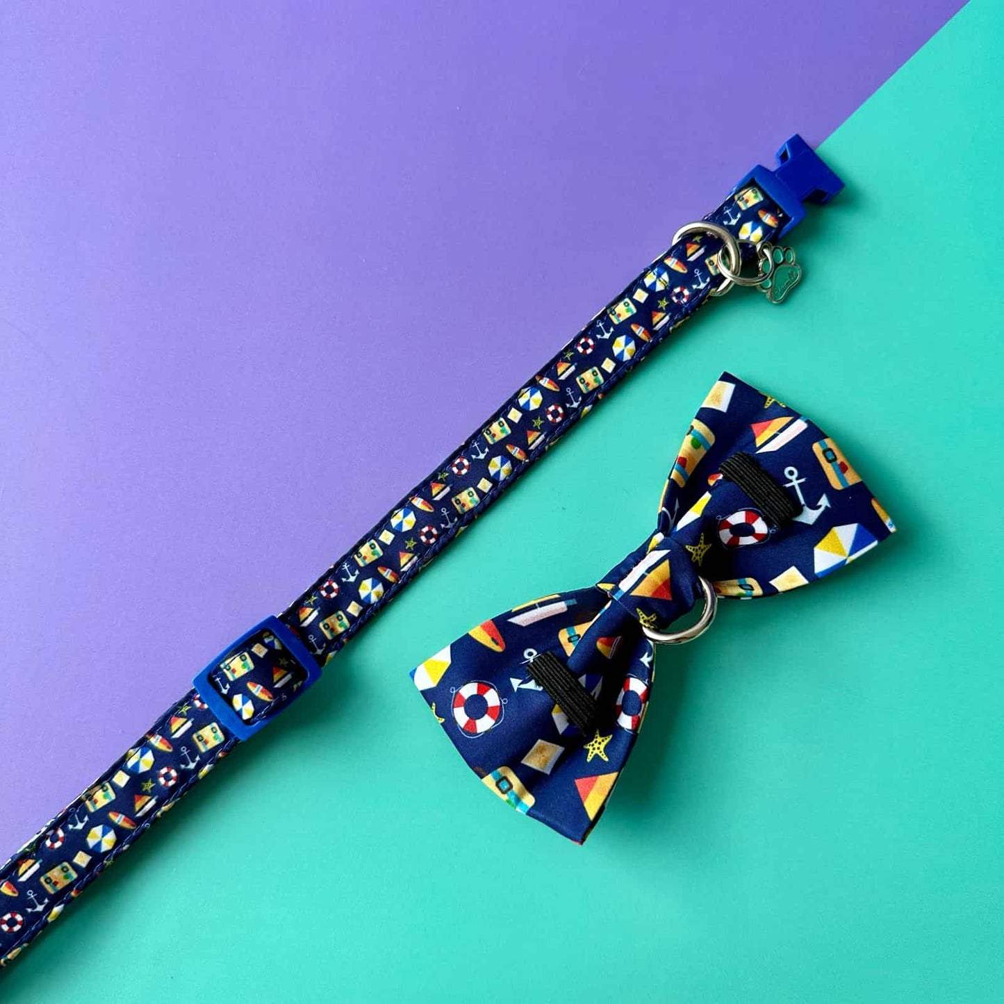 Corbatín para perros Playa