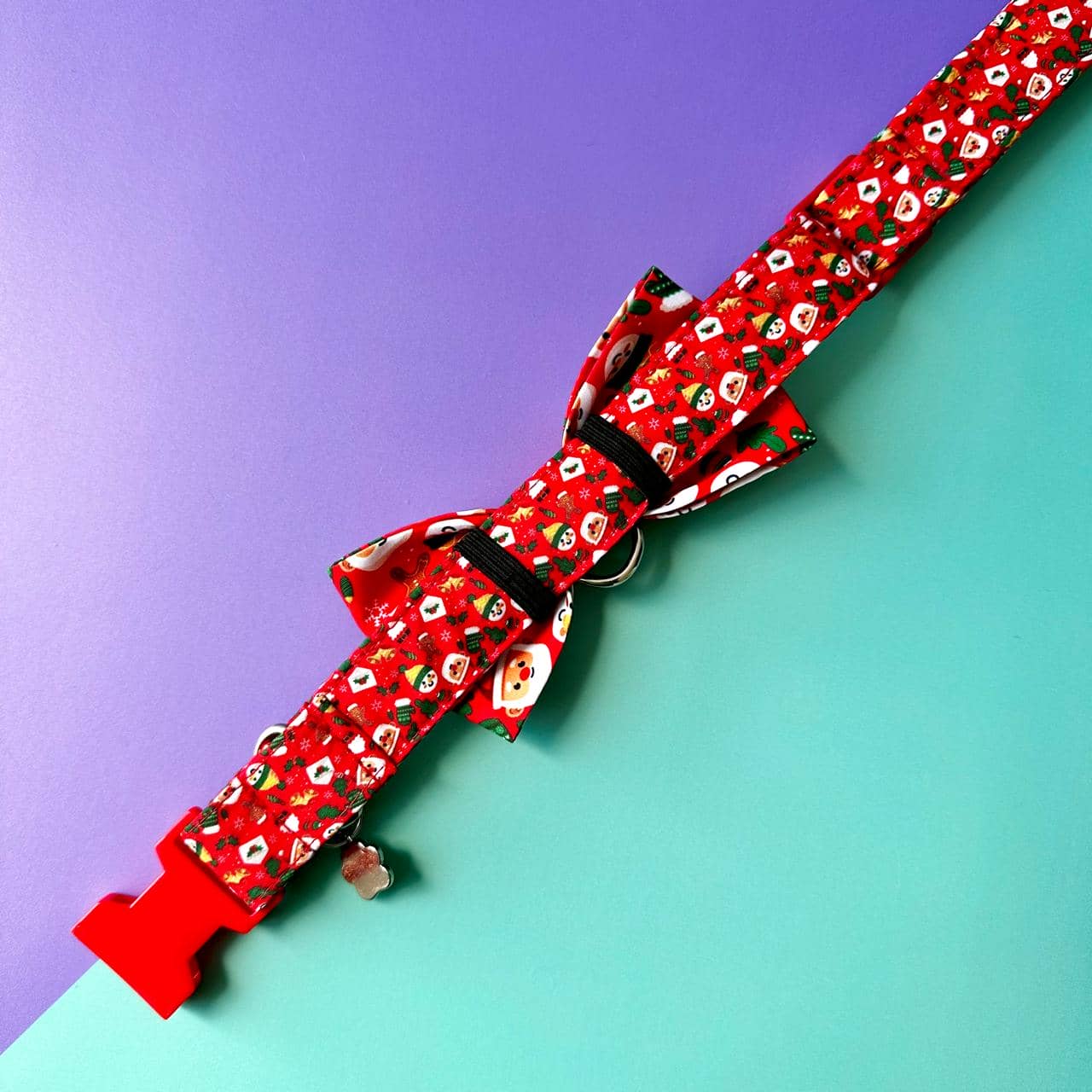 Corbatín para perros de Navidad Papá Noél