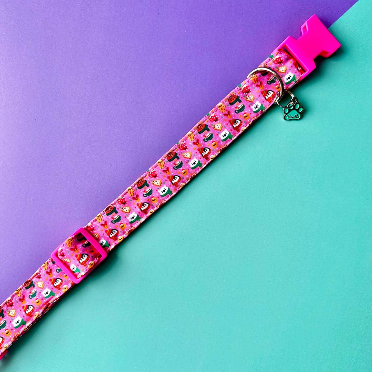 Collar para perros Navidad Magia Polar rosa