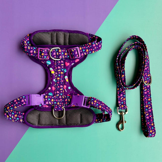 Pechera para perros antitirones Candy con correa