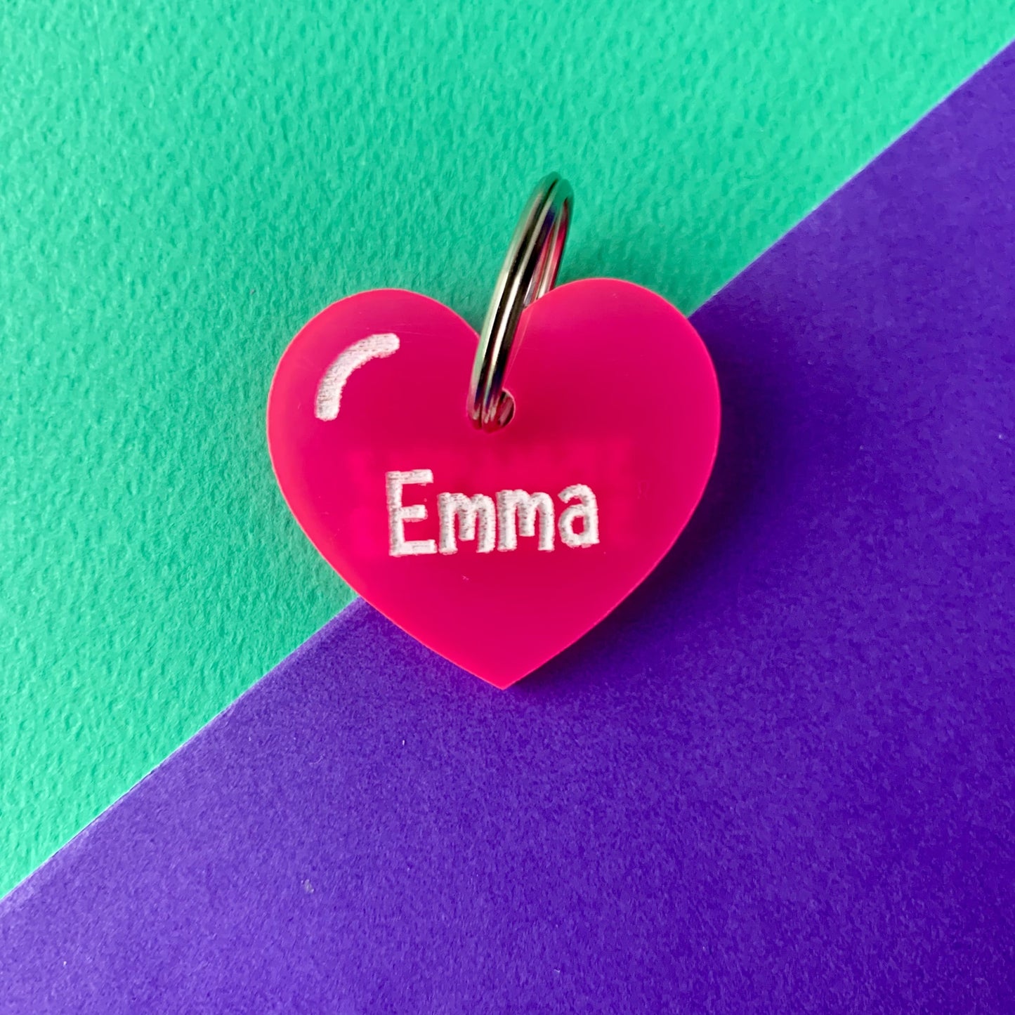 Placa de identificación Corazón