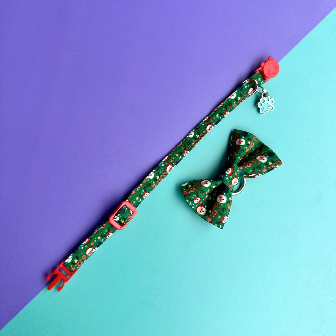 Corbatín para gatos de Navidad magia navideña