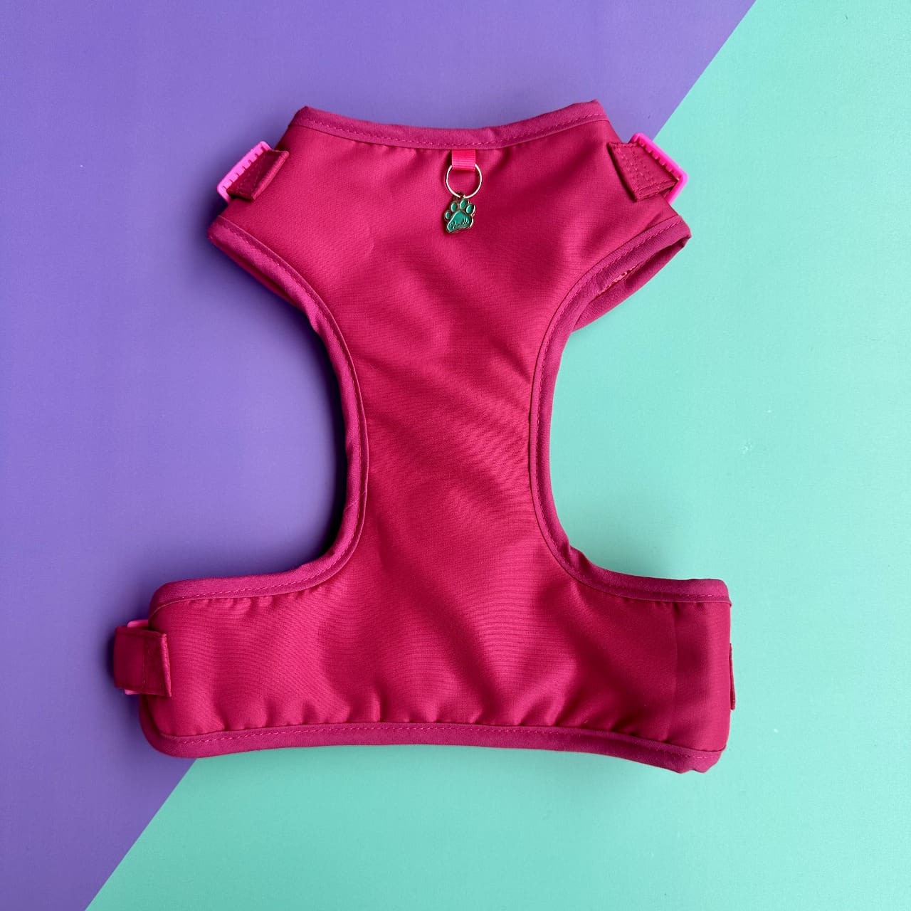 Pechera para perros sin correa fucsia