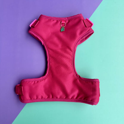 Pechera para perros sin correa fucsia