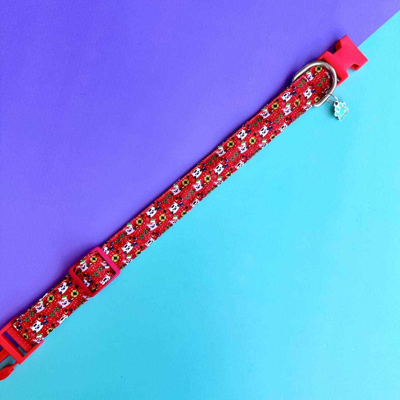 Collar para perros Navidad gatuna