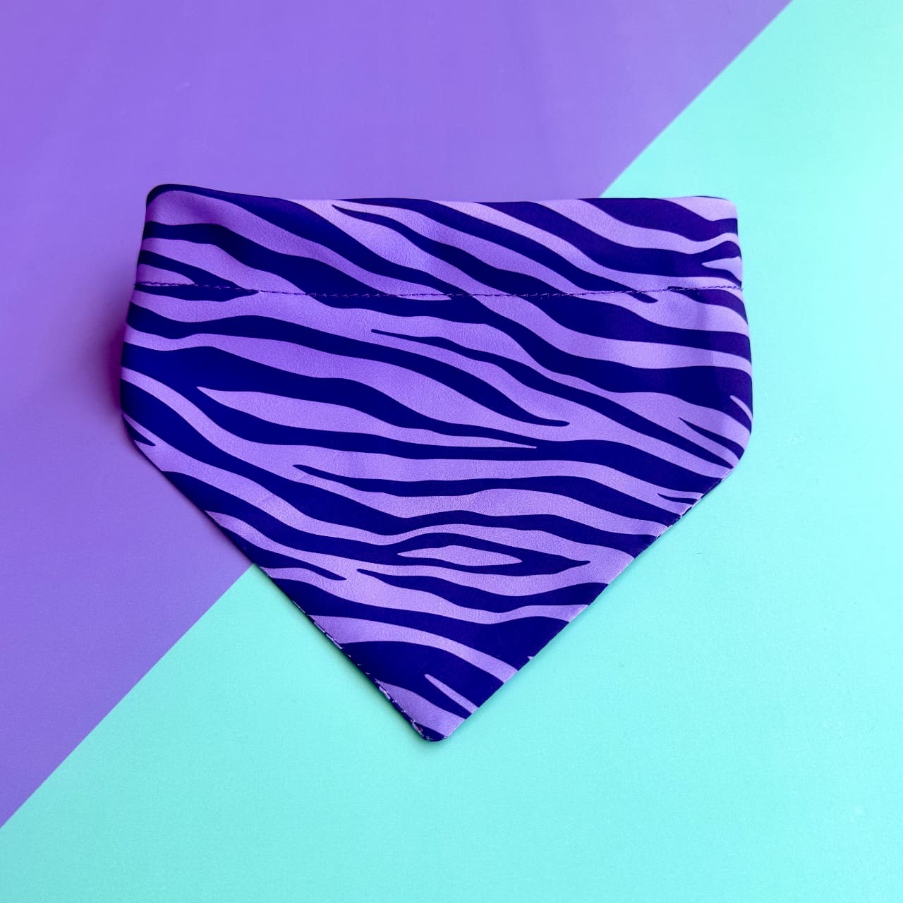 Pañoleta para perros Cebra lila