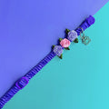 Collar para gatos con rosas Cebra lila 2