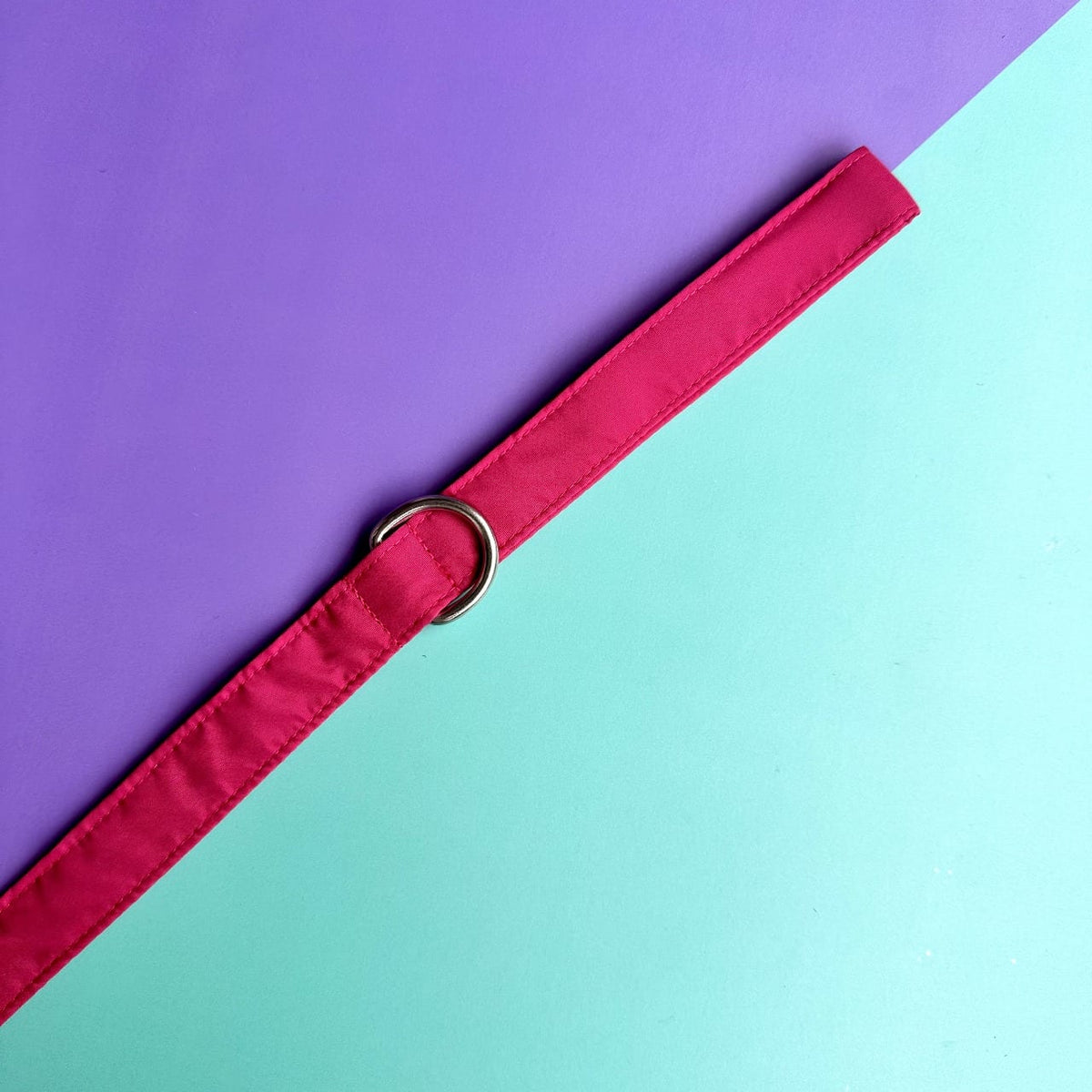 Pechera para perros con correa fucsia