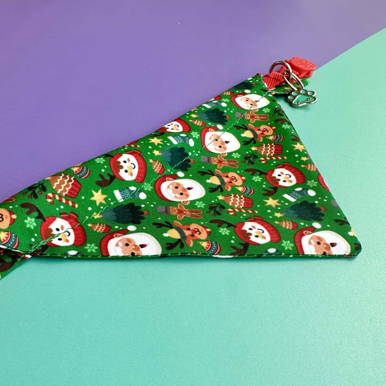 Pañoleta para gatos de Navidad magia navideña