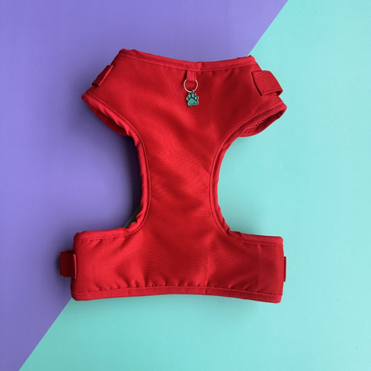 Pechera para perros sin correa roja