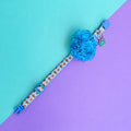 Collar para gatos Dulce Navidad con flor tul azul