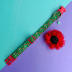 Reverso de la flor tul con elástico del collar Cascanueces