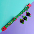 Reverso de las rosas desmontables del collar Cascanueces