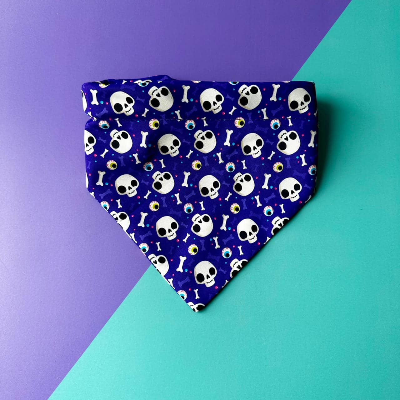 Pañoleta para perros Halloween Calaveras