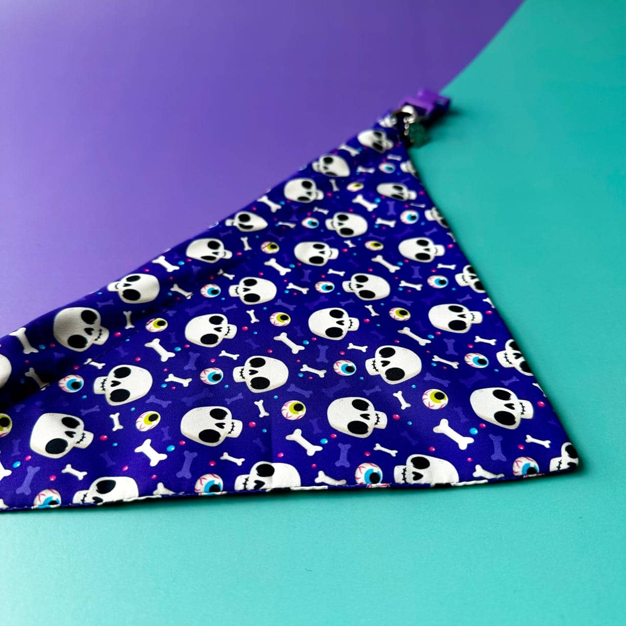 Pañoleta para perros Halloween Calaveras