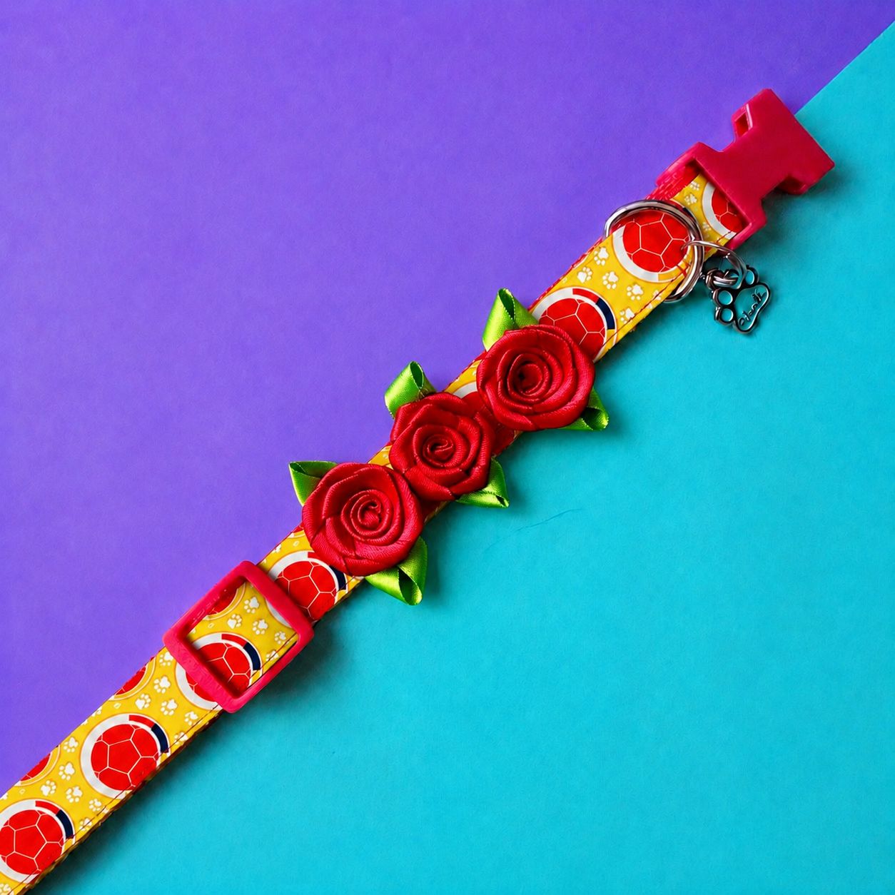 Collar para perros con rosas Colombia 2