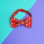 Corbatín para gatos de Navidad Magia Polar Roja con collar ajustable