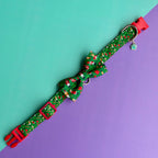 Collar abierto con corbatín para perro de Navidad Cascanueces