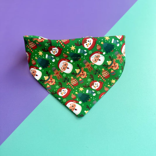 Pañoleta para gatos de Navidad magia navideña