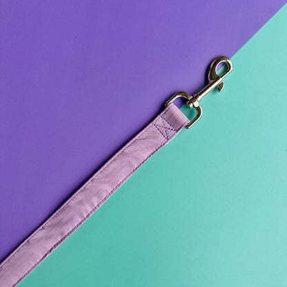 Pechera para perros con correa lila