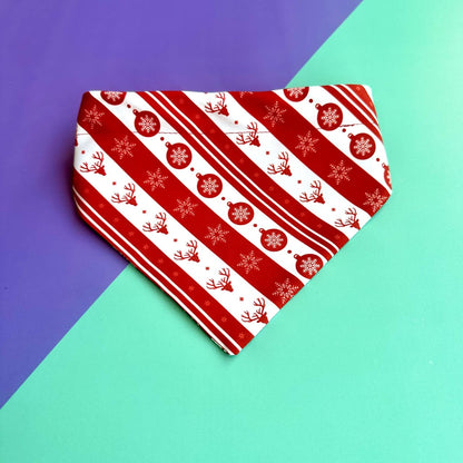 Pañoleta para perros de Navidad clásica