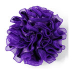 Flor tul morada para collar de perro y gato