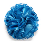 Flor tul turquesa para collar de perro y gato
