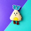 Peluche chillón en forma de tortilla para perros