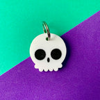 Placa para perros y gatos Calavera