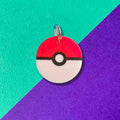Placa para perros y gatos Pokebola
