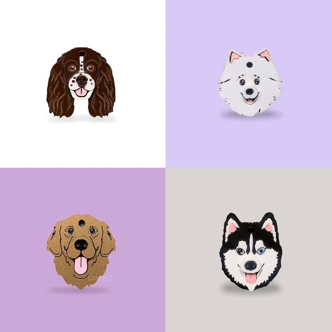 Placas para perros personalizadas con su carita