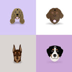 Placas para perros personalizadas con su carita