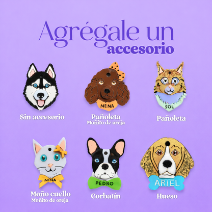 Placas para gatos personalizadas con su carita