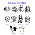 Placa de identificación acero círculo