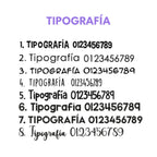 Placa de identificación acero círculo
