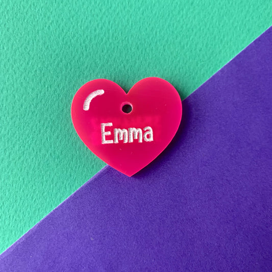 Placa de identificación Corazón