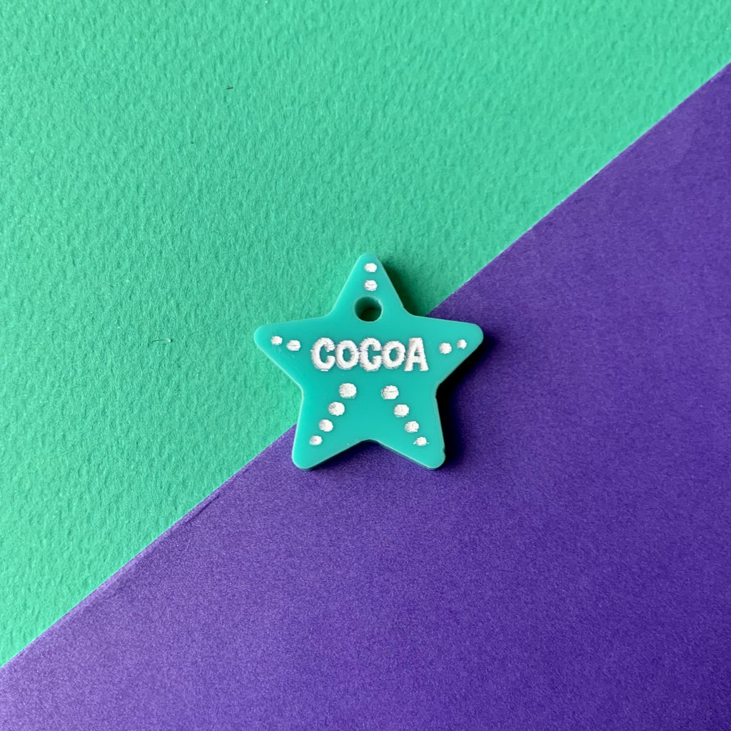 Placa de identificación Estrella de mar