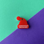Placa de identificación Gorro Navidad