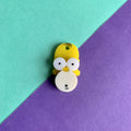 Placa de identificación Homero Simpson