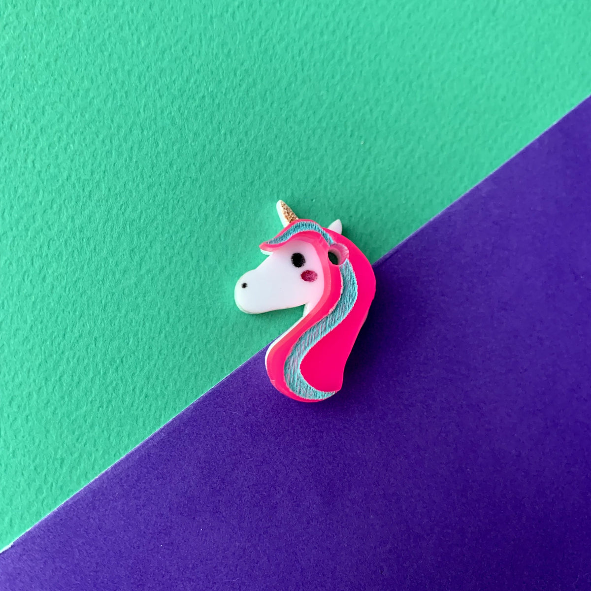 Placa de identificación Unicornio